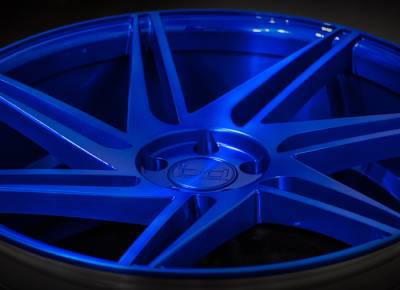Blaque Diamond BD-1 Custom Blue Wheels