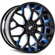 Forgiato Drea-ECL Black and Blue Wheels
