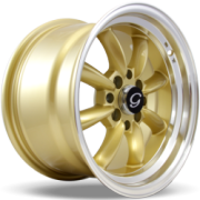 G-Line G8014 Gold Machined Wheels