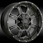 Havoc H101 Black Milled Wheels