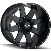Ion Style 141 Black Milled Wheels