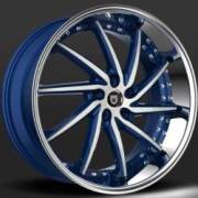 Lexani Artemis Navy Blue and White Custom Wheels