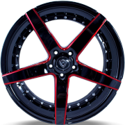 Marquee M3226 Black and Red Wheels