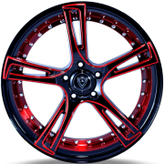 Marquee 3247 Black and Red Wheels