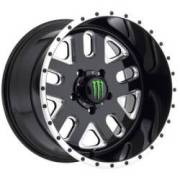 Monster Energy 539BM Black Machined Wheels