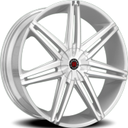 Morder MS-648 Silver Wheels with Brushed Face