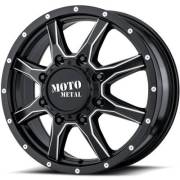 Moto Metal MO995 Dually Front Black Milled Wheels