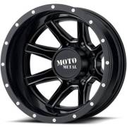 Moto Metal MO995 Dually Rear Black Milled Wheels