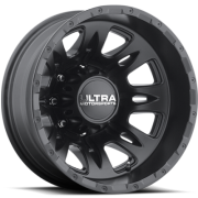 Ultra 049 Predator Satin Black Rear Dually Wheels