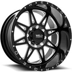 Weld Racing XT Cheyenne Black Milled Wheels
