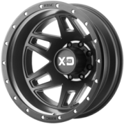 XD830 Machete Satin Black Rear Dually Wheels