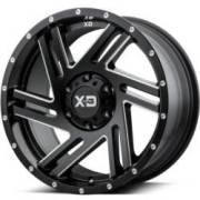 XD835 Swipe Satin Black Milled Wheels